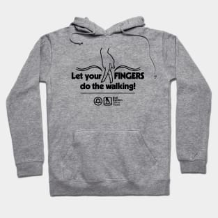 Let Your Fingers Do The Walking - Yellow Pages Hoodie